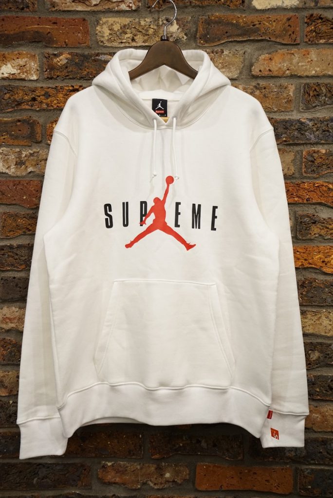 【M】Supreme x Jordan hooded sweatshirt