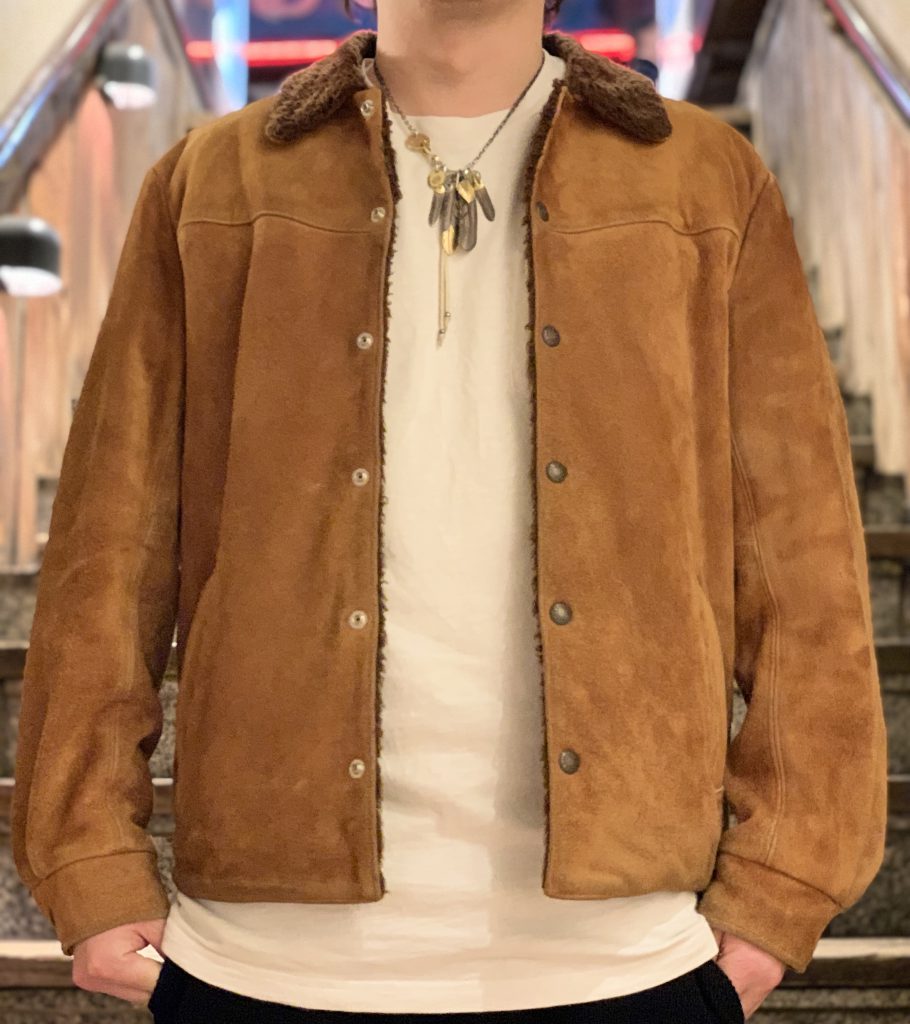 TENDERLOIN T-SADDLE SUEDE JKT - レザージャケット